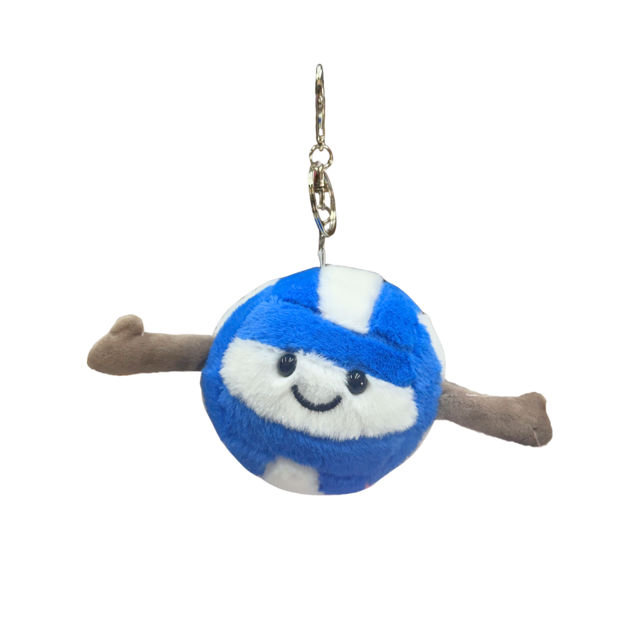 Plush Volleyball Keychain