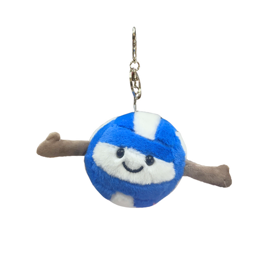 Plush Volleyball Keychain