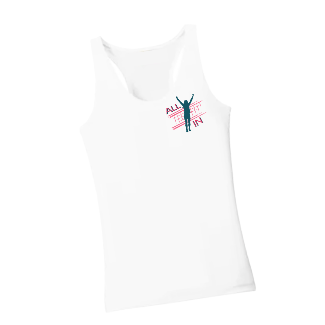 White Athletic Tank
